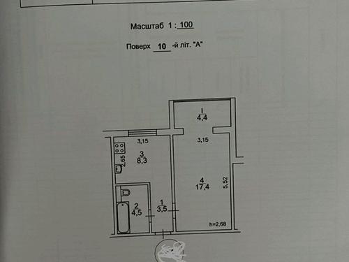 квартира по адресу Академика Заболотного ул., 100