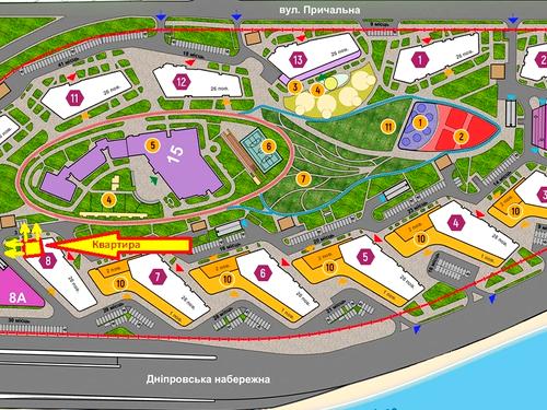 квартира за адресою Київ, Дніпровська набережна вул., 15-Є