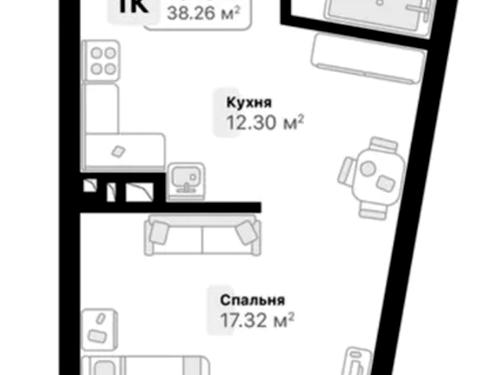 квартира за адресою Соняшникова вул., 32