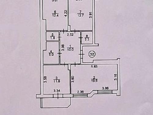 квартира по адресу Западная ул., 4