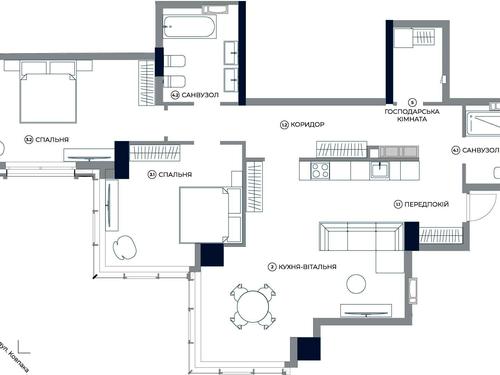 квартира за адресою Антоновича вул. (Горького), 136