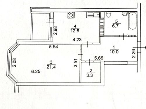квартира по адресу Олены Пчилки ул., 6