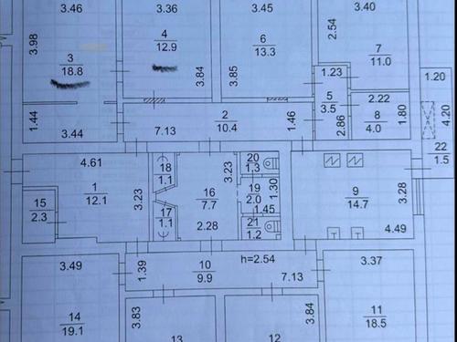 комната по адресу Світлицького ул., 24-А