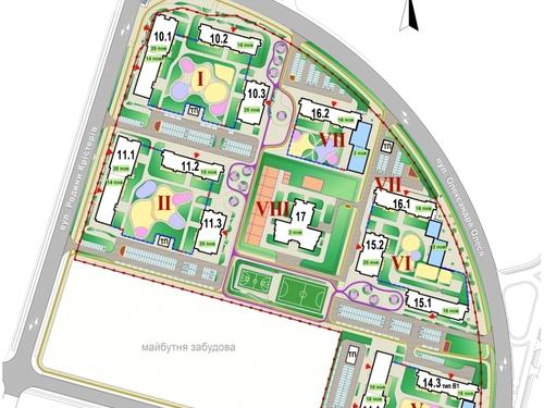 квартира по адресу Олександра Олеся ул., 1
