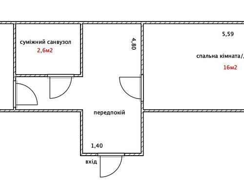 квартира за адресою Володимира Жаботинського вул. (Муромська), 17/20