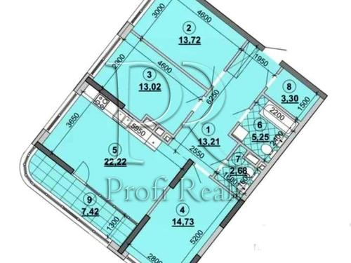 квартира за адресою Дніпровська набережна вул., 15-К