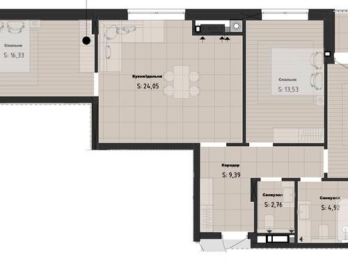 квартира по адресу Брюховицкая ул., 35