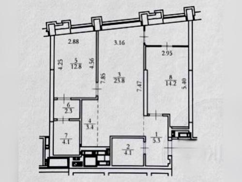 квартира по адресу Заречная ул., 4к1