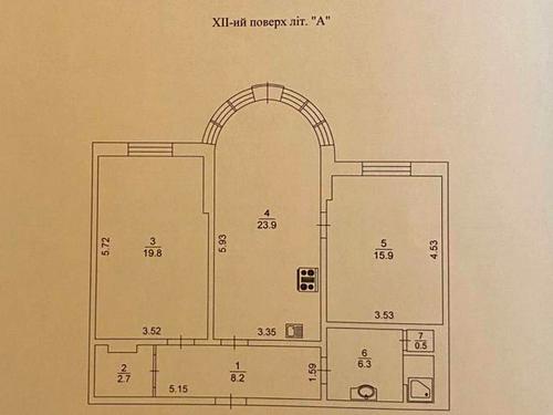 квартира за адресою В'ячеслава Чорновола вул., 27