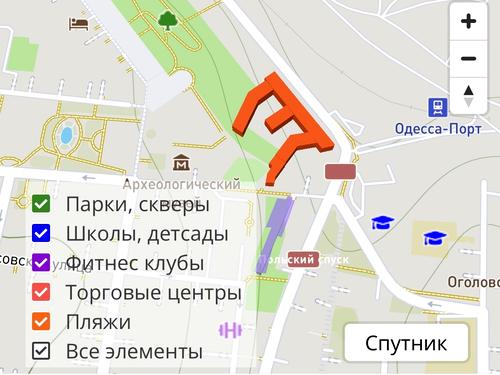 квартира за адресою Приморська вул., 1