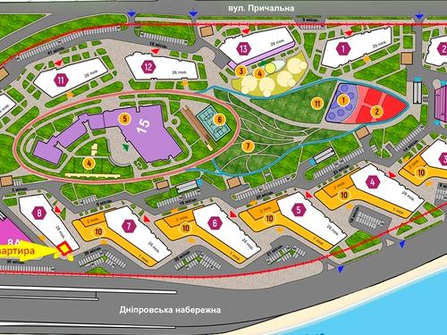 квартира за адресою Київ, Дніпровська набережна вул., 15-Д