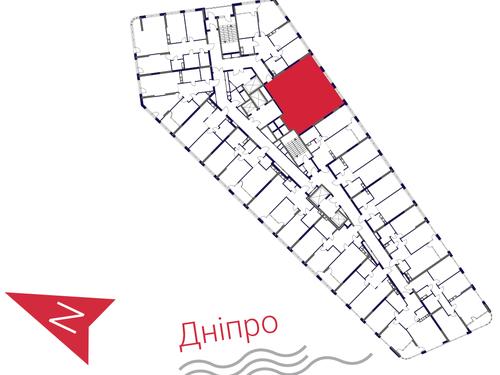 квартира за адресою Дніпровська набережна вул., 15-Є