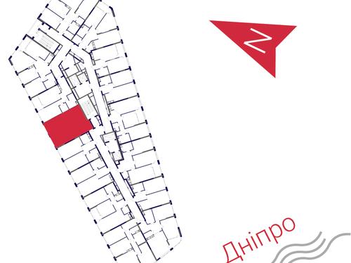 квартира за адресою Київ, Дніпровська набережна вул., 15-Є