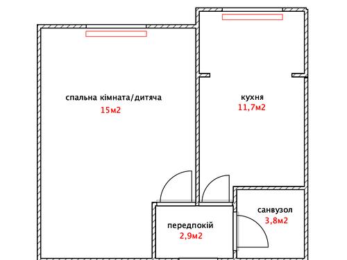квартира за адресою Героїв Небесної Сотні просп., 34