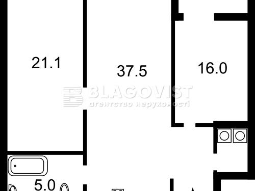 квартира за адресою Саперне Поле вул., 12