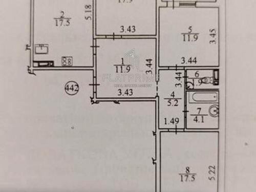 квартира по адресу Ясиноватский пер., 11