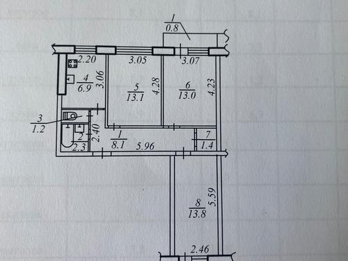 квартира по адресу Слобожанский просп. (им. газеты Правда), 19