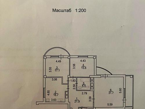 квартира по адресу Петра Григоренко просп., 23