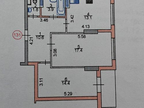 квартира по адресу Бориса Гмыри ул., 17