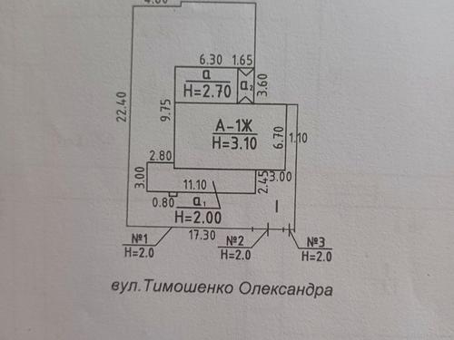 дом по адресу Тимошенко Александра ул., 40