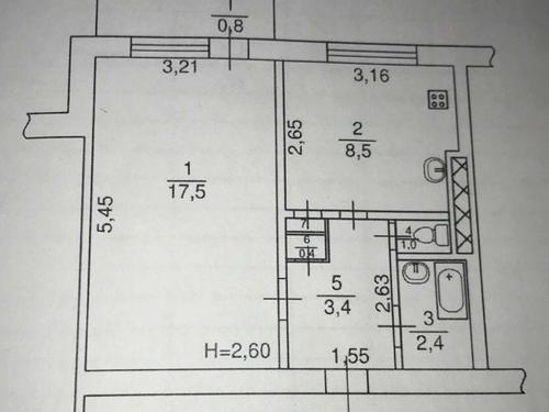 квартира по адресу Академика Королёва ул., 43/1