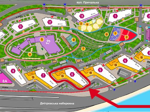 комерційна за адресою Дніпровська набережна вул., 15-Д