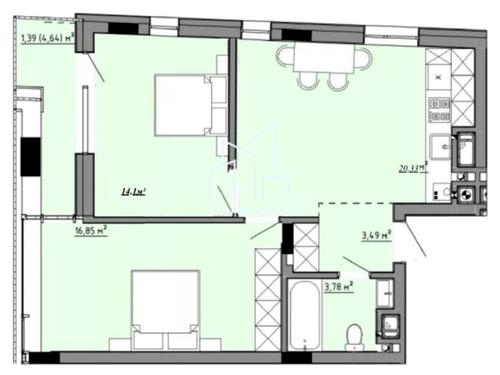 квартира по адресу Филиппа Орлика ул., 51