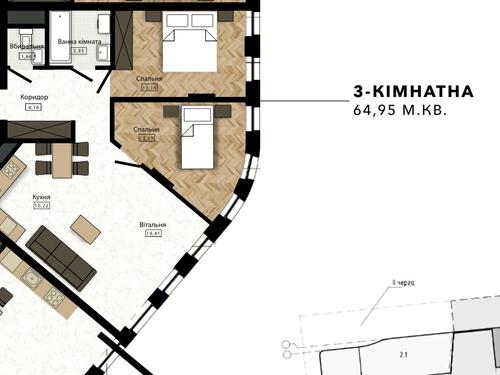 квартира за адресою Івана Раковського вул., 24