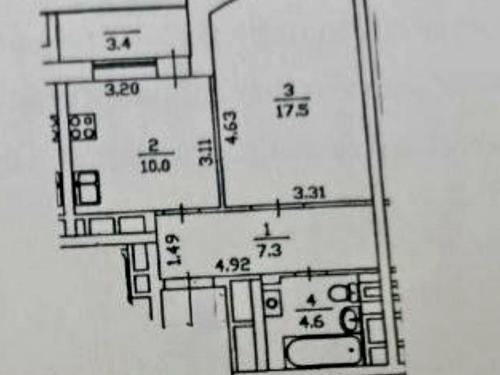 квартира по адресу Верховинная ул., 35