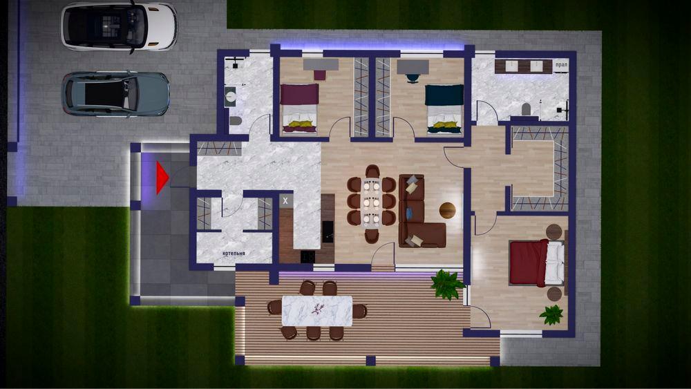 Дом по адресу ул. Заречная (площадь 135 м²) - Atlanta.ua - фото 3