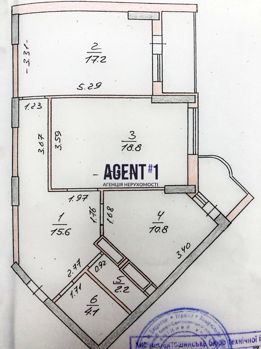 2-комнатная квартира по адресу (площадь 72,4 м²) - Atlanta.ua - фото 24