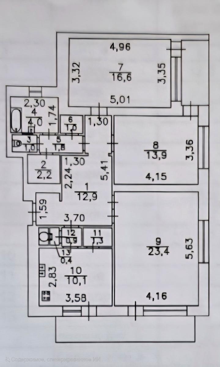 3-кімнатна квартира за адресою вул. Шовковична (площа 100 м²) - Atlanta.ua - фото 13
