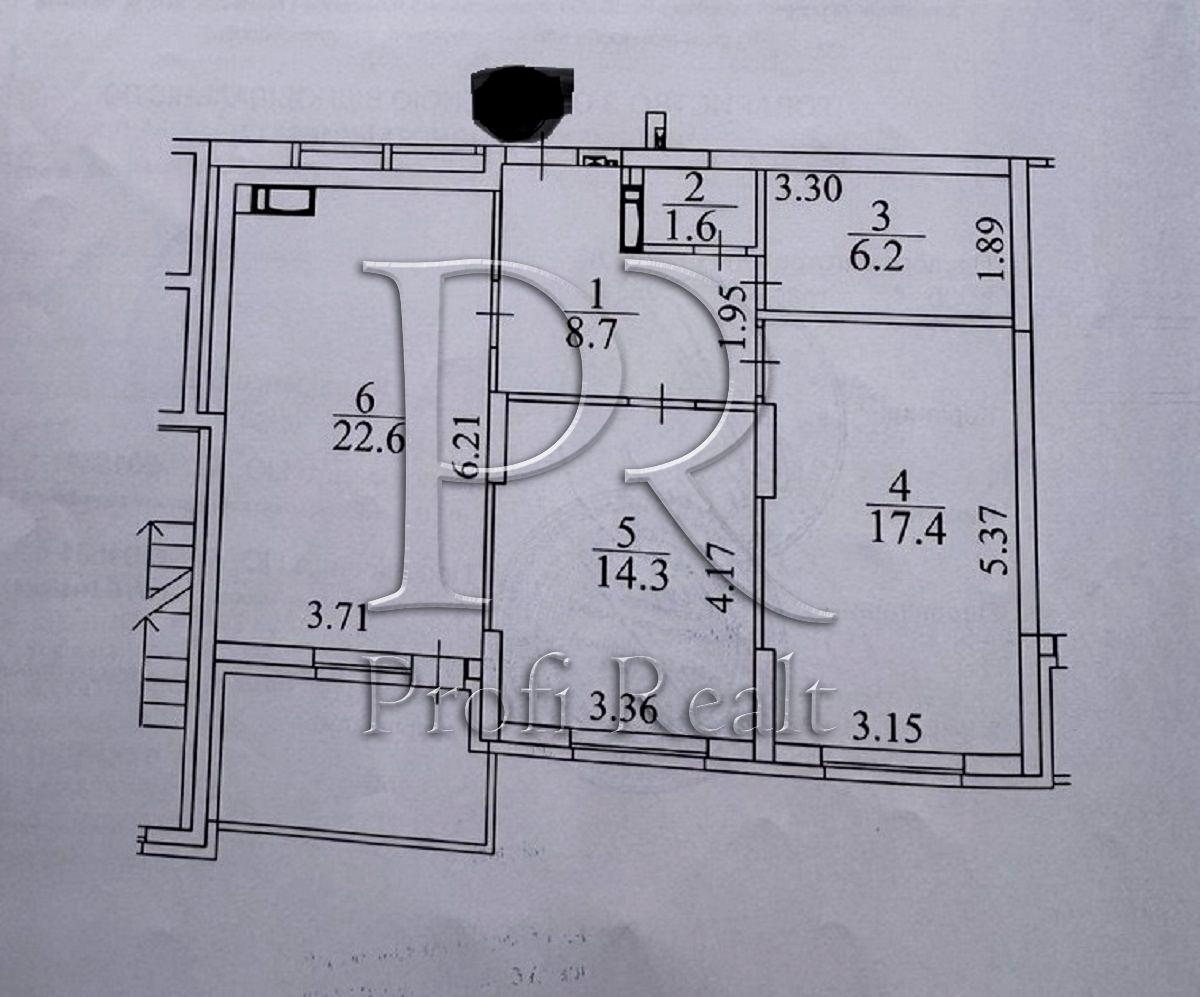 2-кімнатна квартира за адресою (площа 77 м²) - Atlanta.ua - фото 10