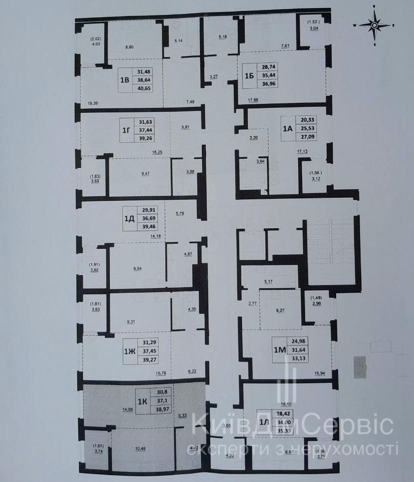 1-room apartment apartment by the address st. Anatoliya Lutsenka (area 39 m²) - Atlanta.ua - photo 4