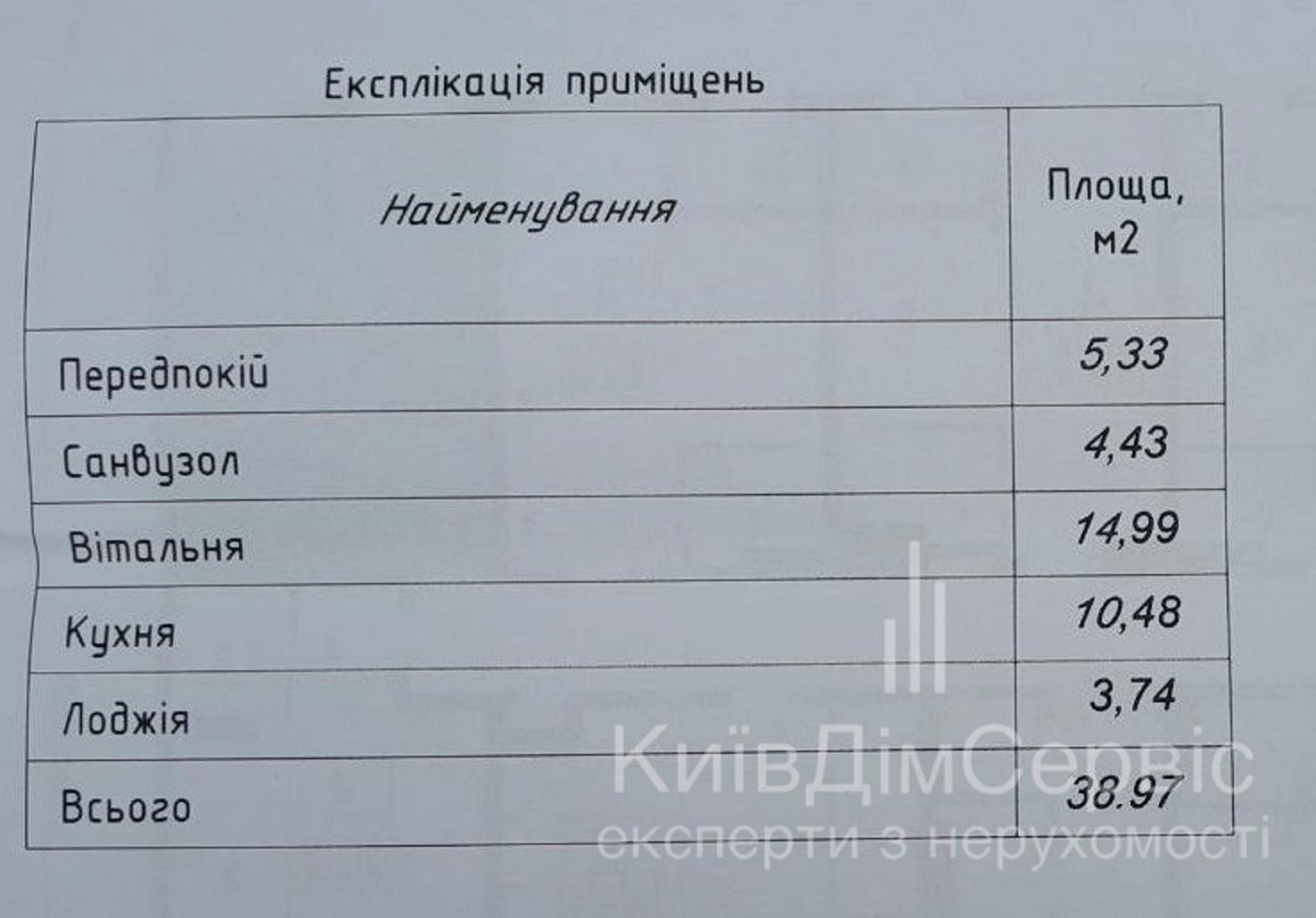 1-room apartment apartment by the address st. Anatoliya Lutsenka (area 39 m²) - Atlanta.ua - photo 3