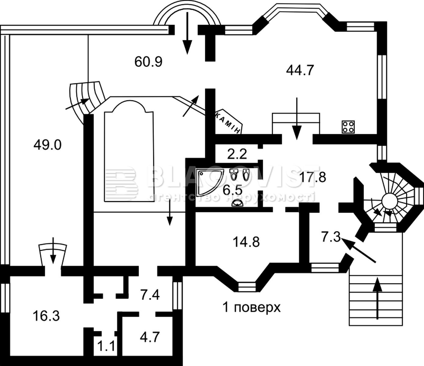 Будинок за адресою вул. Боголюбова (площа 800 м²) - Atlanta.ua - фото 5
