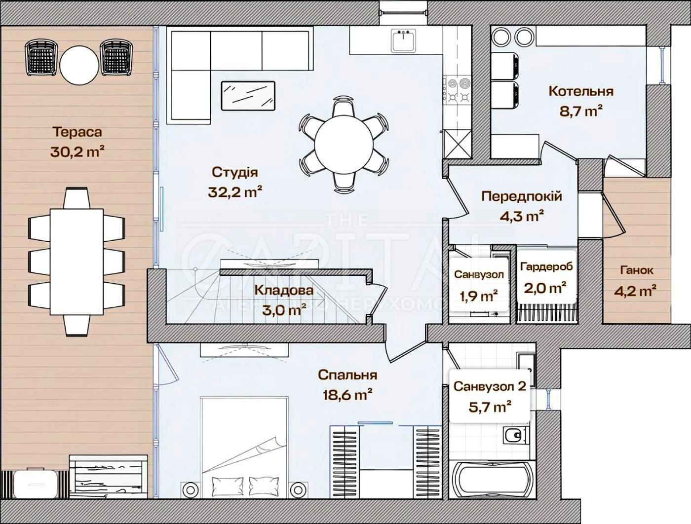 Дом по адресу ул. Боровкова (площадь 166 м²) - Atlanta.ua - фото 11