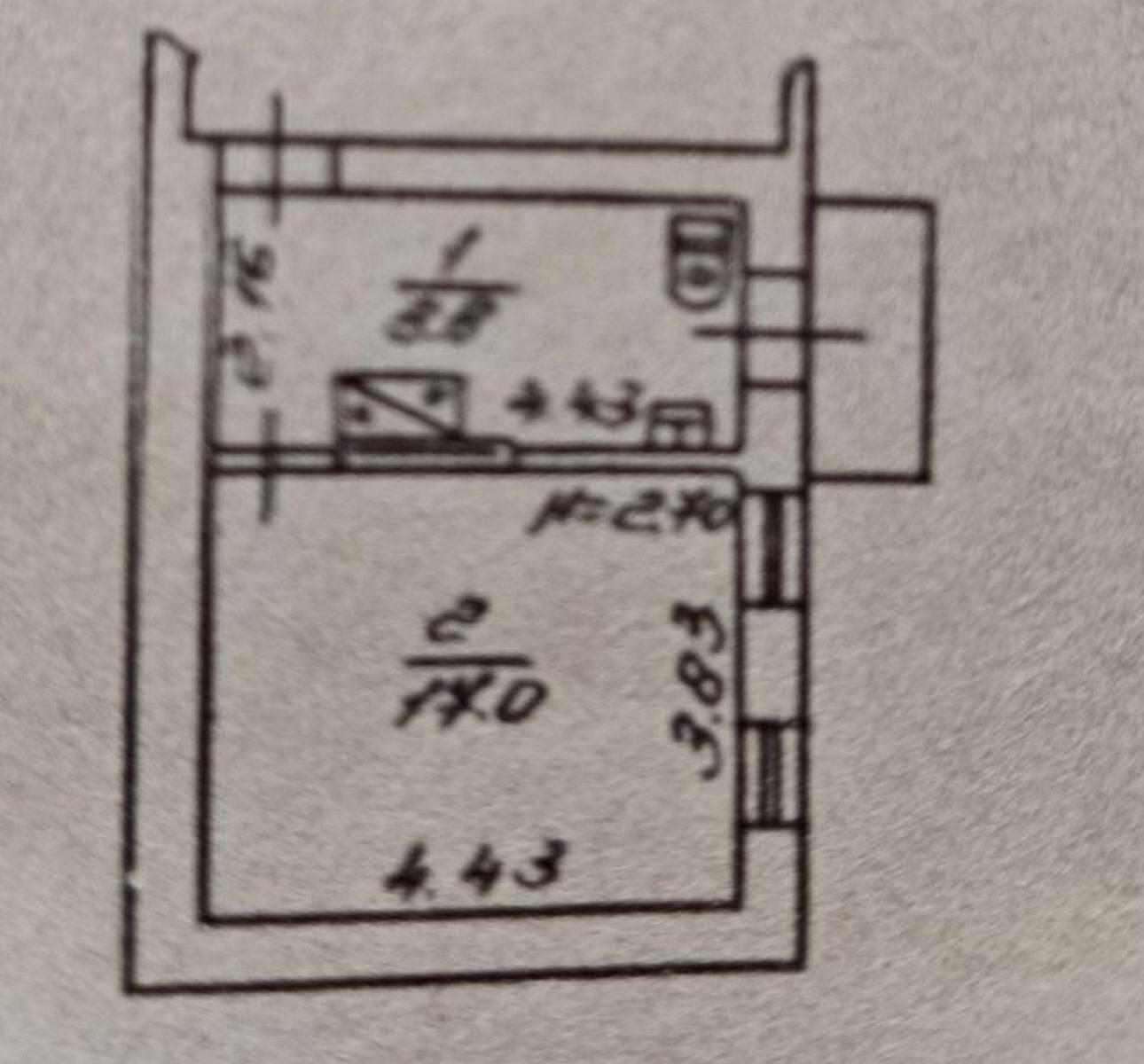 1-кімнатна квартира за адресою вул. Хмельницького Богдана (площа 26 м²) - Atlanta.ua - фото 6