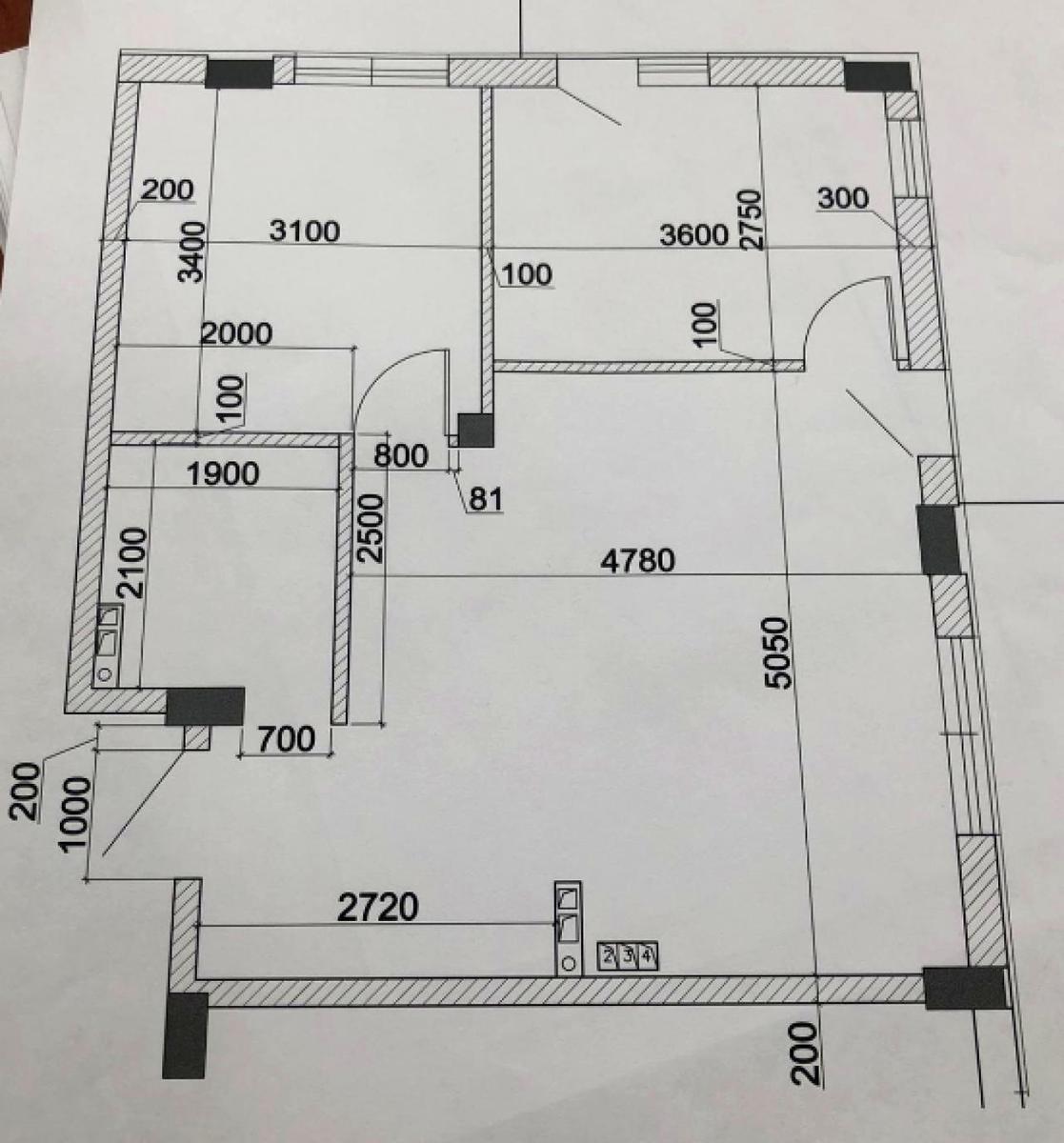 3-кімнатна квартира за адресою вул. Сахарова (площа 54 м²) - Atlanta.ua - фото 22