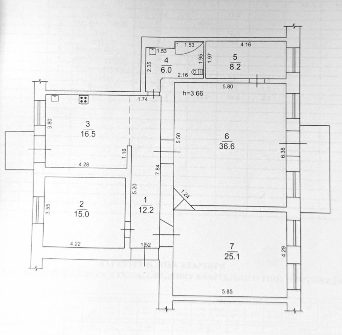 3-rooms apartment apartment by the address (area 121,7 m²) - Atlanta.ua - photo 11