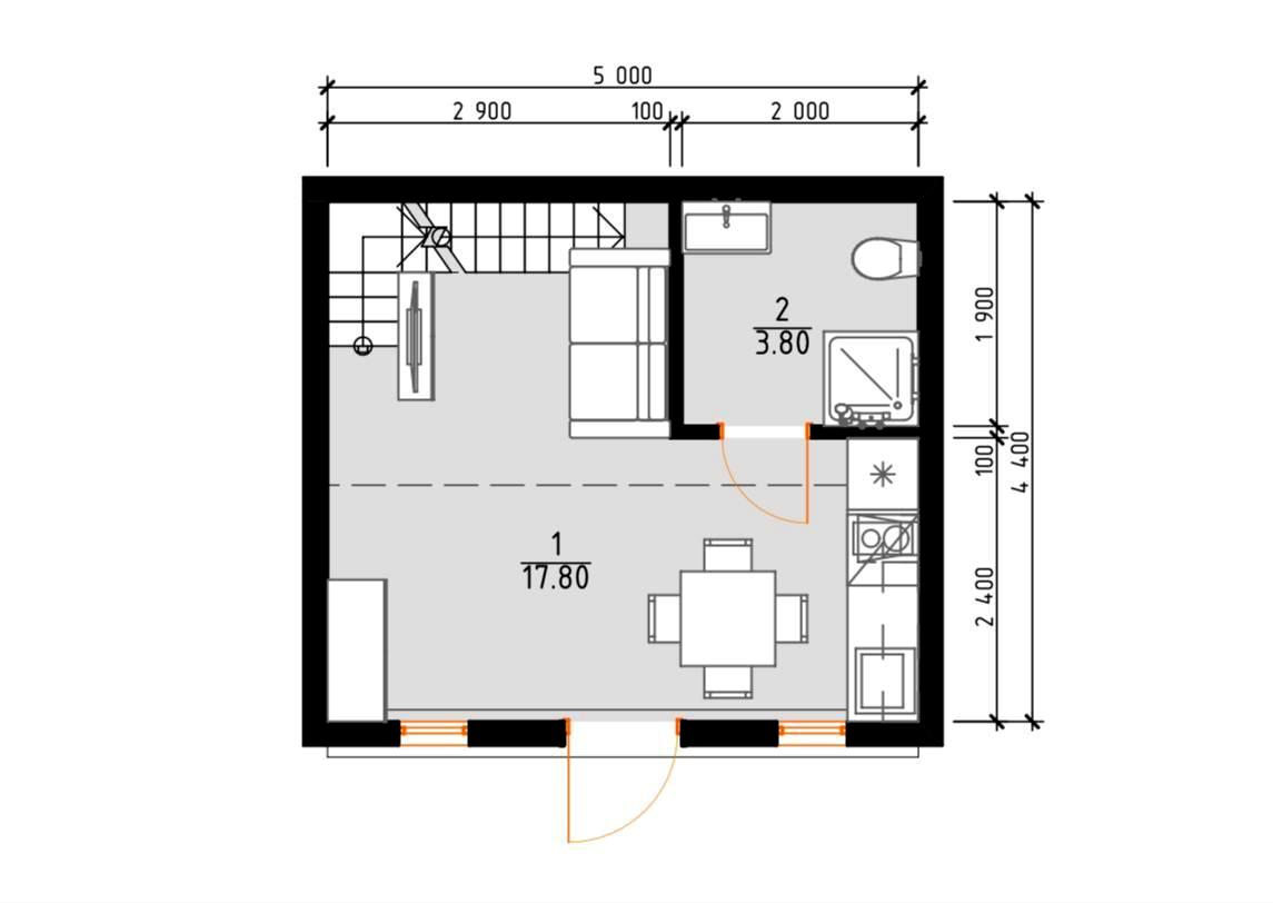 Будинок за адресою вул. Хутірська (площа 34 м²) - Atlanta.ua - фото 7