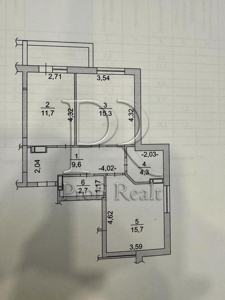 2-комнатная квартира по адресу (площадь 61 м²) - Atlanta.ua - фото 13