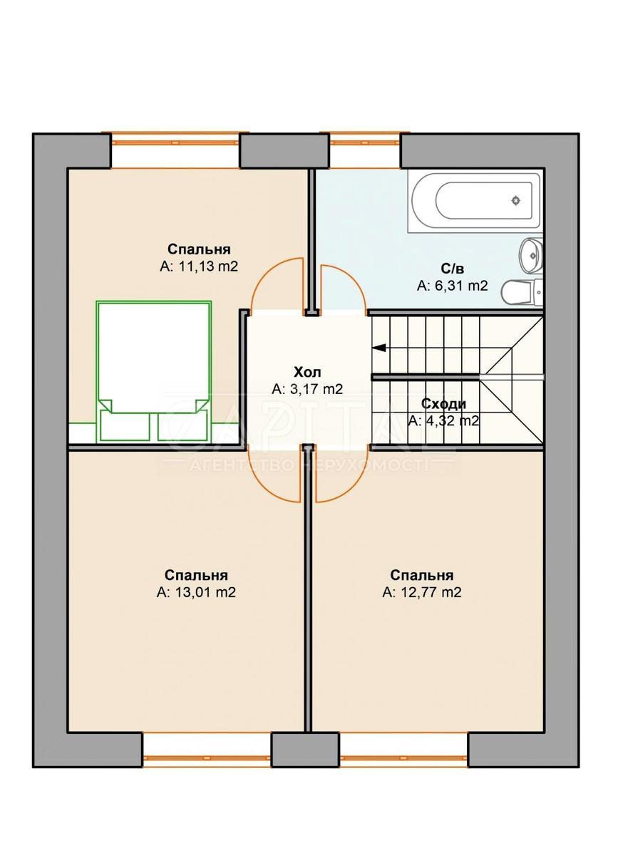 House by the address (area 100 m²) - Atlanta.ua - photo 4