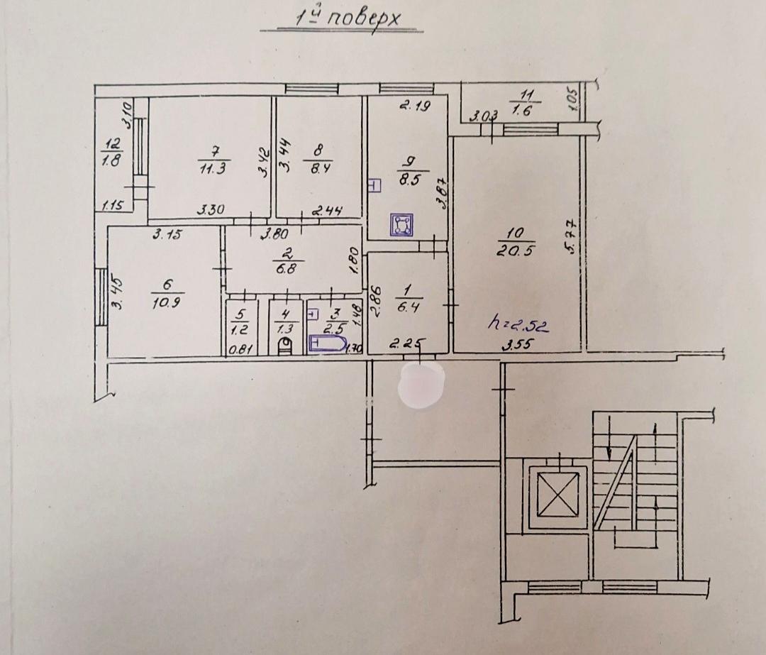 Багатокімнатна квартира за адресою Червоної Калини пр. (площа 82 м²) - Atlanta.ua - фото 16