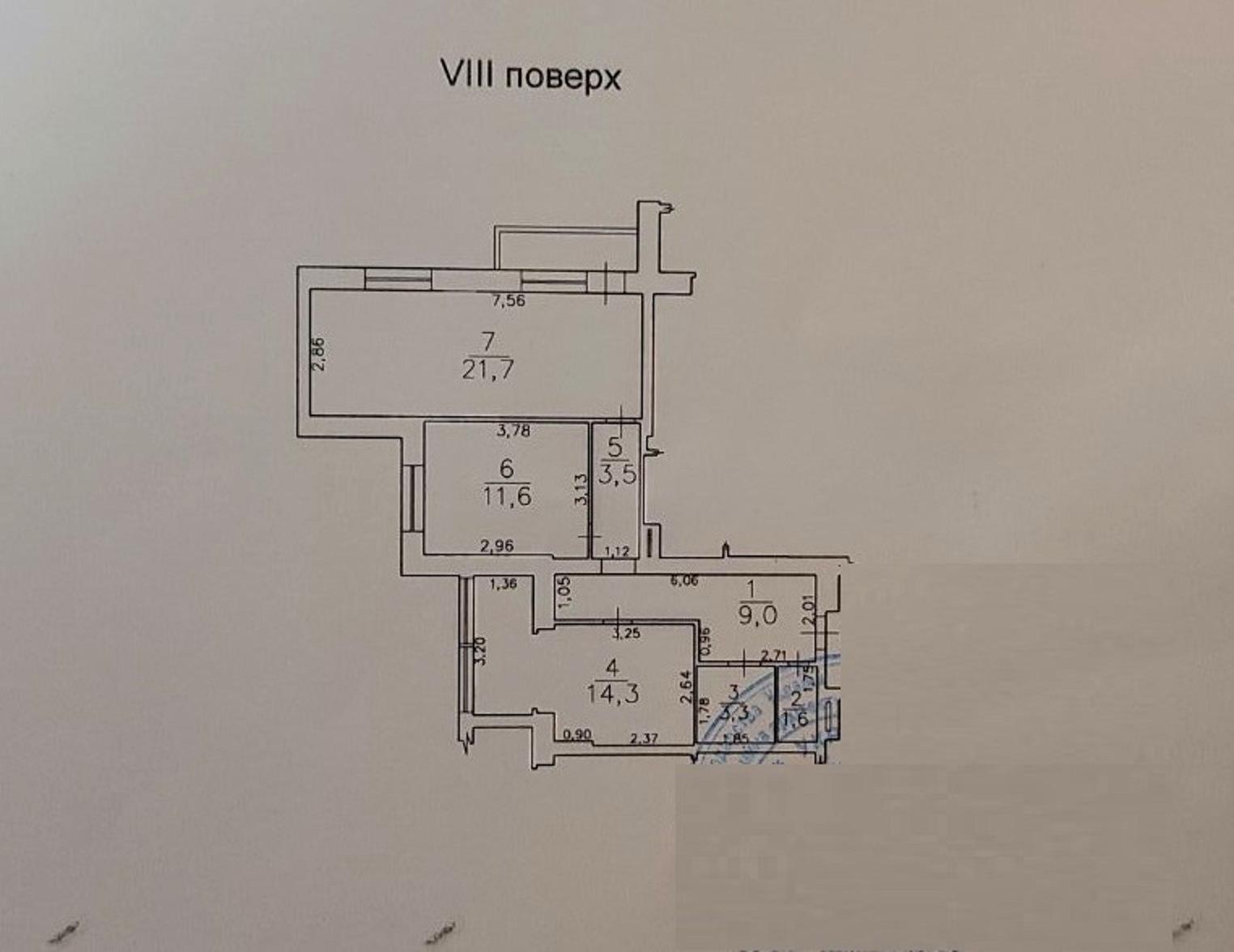 2-кімнатна квартира за адресою вул. Пішонівська (площа 65,8 м²) - Atlanta.ua - фото 22