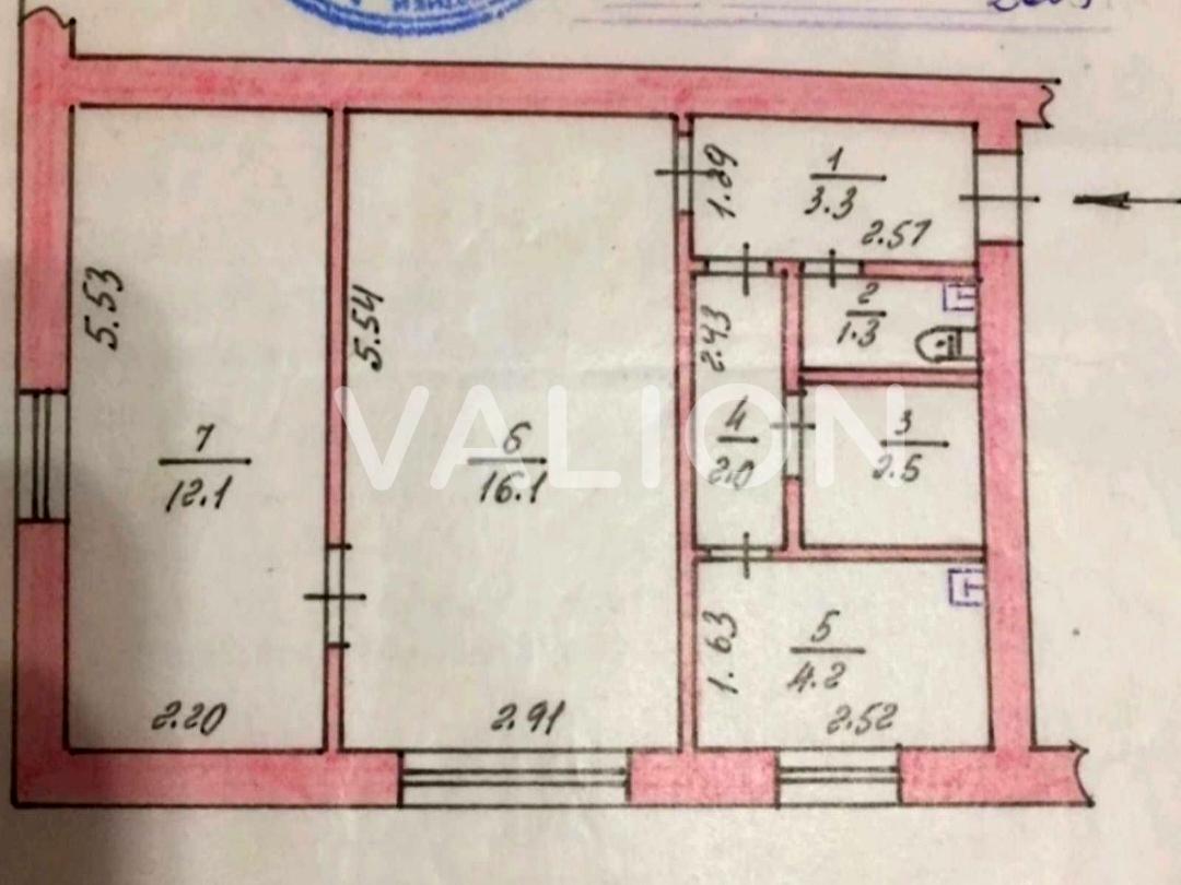 2-комнатная квартира по адресу ул. Скрябина Кузьмы(Ватутина) (площадь 42 м²) - Atlanta.ua - фото 15