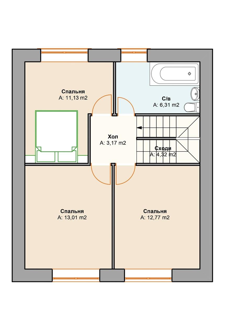 House by the address (area 100 m²) - Atlanta.ua - photo 4