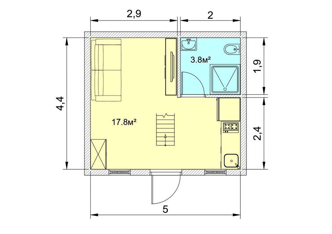 Дом по адресу ул. Хутірська (площадь 34 м²) - Atlanta.ua - фото 14