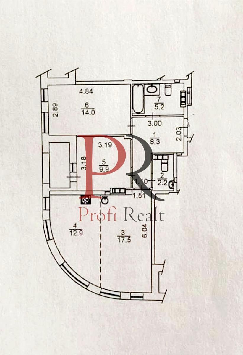 2-кімнатна квартира за адресою (площа 72 м²) - Atlanta.ua - фото 9