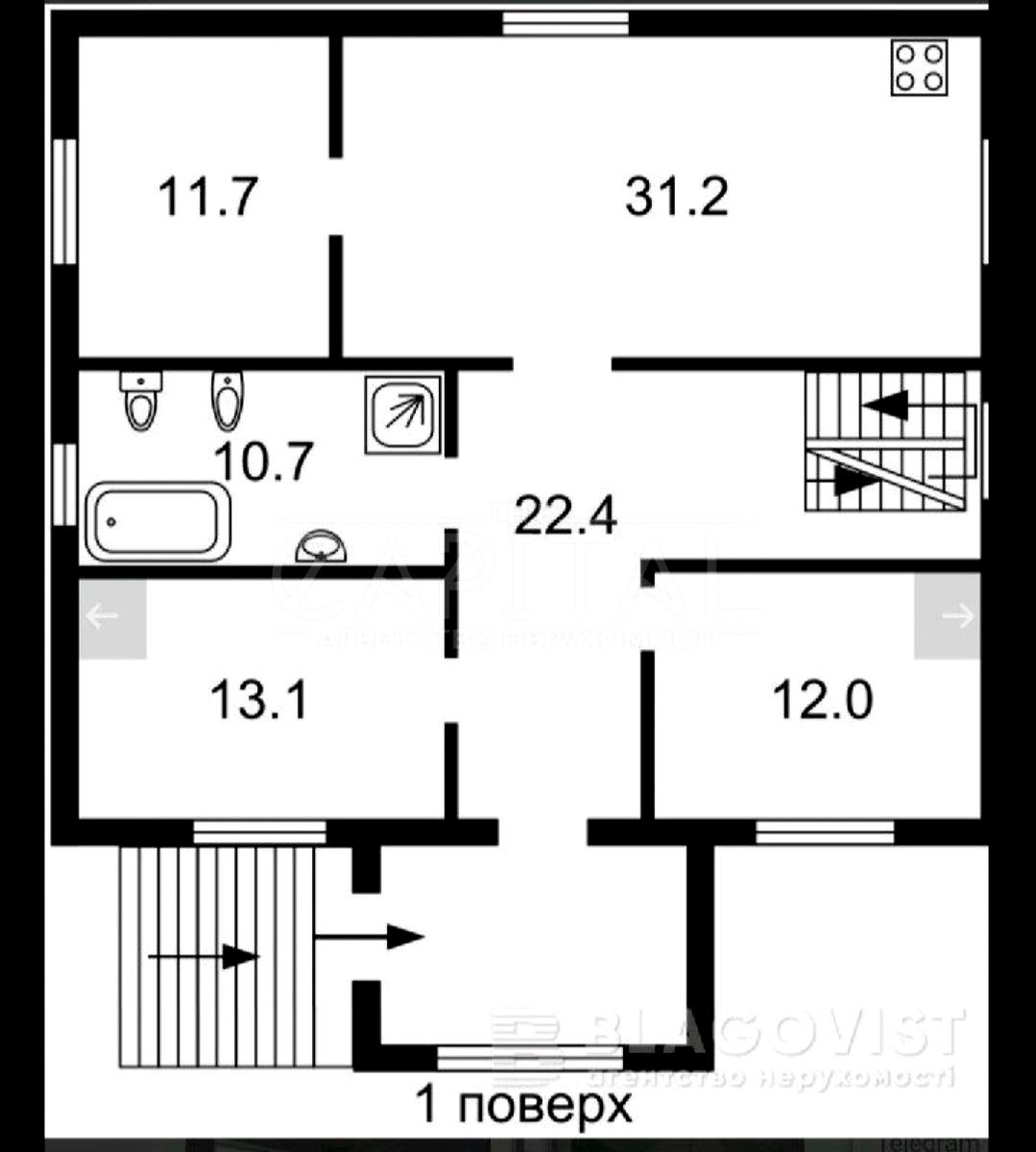 Дом по адресу ул. Киевская (площадь 300 м²) - Atlanta.ua - фото 20